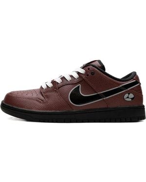 Nike Sb Dunk Low Leather "Limosine Skateboard" Sneakers - Brown