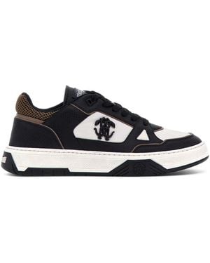 Roberto Cavalli Colour-Block Trainers - Black