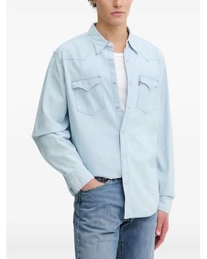 Levi's Chest-Pocket Denim Shirt - Blue