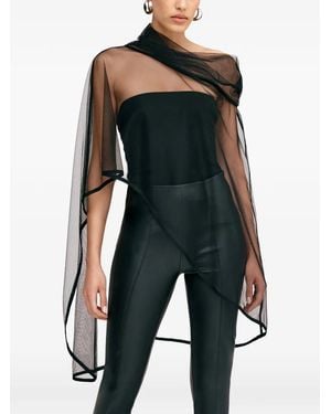 MARCELLA Straiton Mesh Scarf - Black