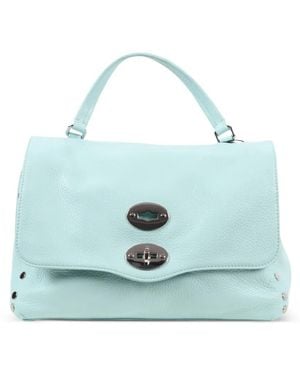 Zanellato Postina Studded-Embellishment Tote Bag - Blue