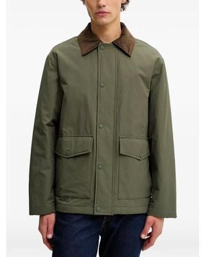 Marc O' Polo Corduroy-Collar Jacket - Green