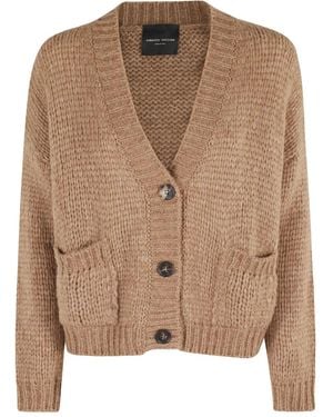 Roberto Collina Button Front-Pocket Cardigan - Brown