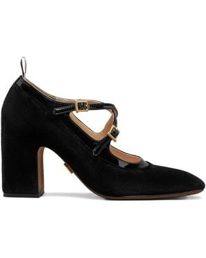 Thom Browne Thom John Criss-Cross Buckle Court Shoes - Black