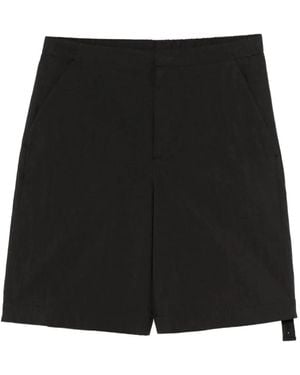 Oamc Peacemaker Elasticated Back-Waistband Shorts - Black