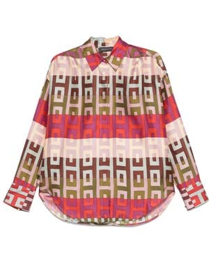 Lorena Antoniazzi Hemd Mit Geometrischem Print - Rot