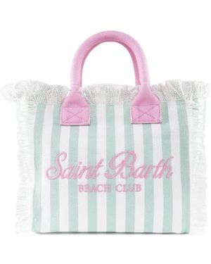 Mc2 Saint Barth Logo-embroidered Beach Bag - グリーン