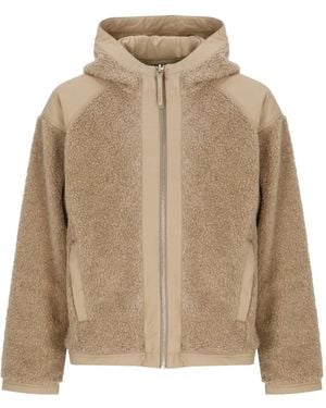 Canada Goose Alberni Hooded Reversible Fleece Jacket - Natural