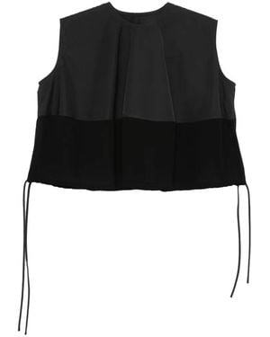 Litkovskaya Sheer-Kleid - Schwarz