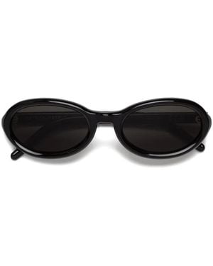 Retrosuperfuture Cherry Sonnenbrille Mit Ovalem Gestell - Schwarz