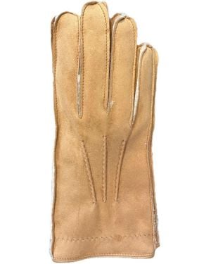 Mario Portolano Handschuhe Aus Leder - Natur