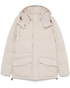 Manuel Ritz Hooded Down Jacket - Natural