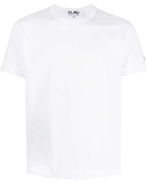 COMME DES GARÇONS PLAY ロゴ Tシャツ - ホワイト