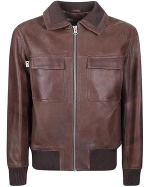 Carrera Brook Leather Jacket - Brown