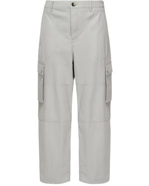 Loewe Cotton Cargo Pants - Grey