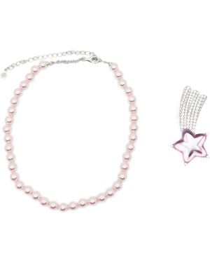 YVMIN Beaded Necklace - Natural