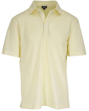 ZEGNA Klassisches Poloshirt - Gelb