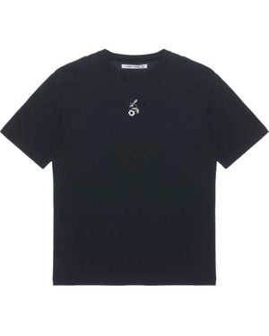 Samsøe & Samsøe Floral-Print T-Shirt - Blue
