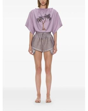 Christopher Esber Archie Runner Shorts - Purple