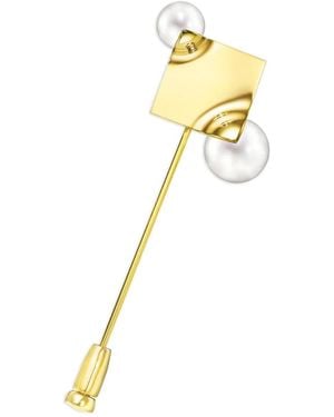 Tasaki パール ブローチ 18kイエローゴールド - メタリック