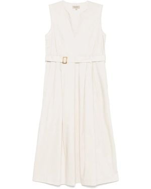 Woolrich Belted Long Dress - White