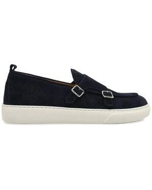 Henderson Double Buckle-Fastening Loafers - Black