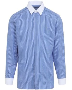 Tom Ford Vertical-Stripe Shirt - Blue