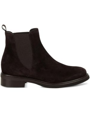 Luca Grossi Botas Chelsea De Ante Con Paneles Elásticos - Negro
