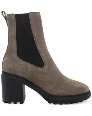 Hogan H724 Chelsea-Boots Aus Wildleder - Braun