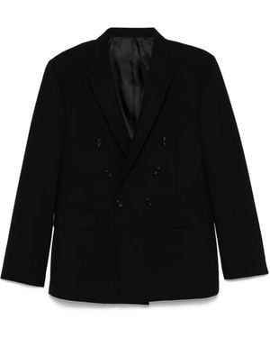 Eraldo Double-Breasted Blazer - Black