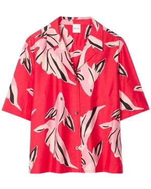Paul Smith Printed Cotton Shirt - Pink