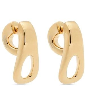 Rabanne Pendientes Con Diseño Cruzado - Metálico