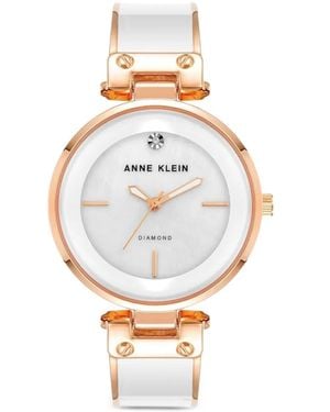 Anne Klein Montre À Détail De Logo Mm - Metallic