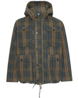 Henrik Vibskov Field Tartan Jacket - Green