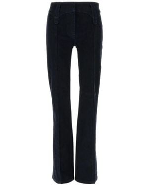 Tory Burch Western Denim Jeans - Black