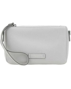 Gianni Chiarini Leather Clutch Bag - Gray