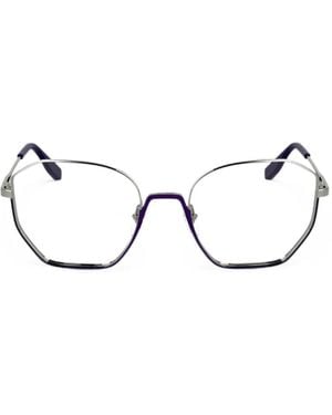 KARL LAGERFELD Geometric-Frame Glasses - Natural