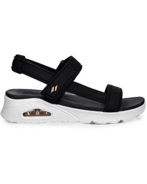 Skechers Uno Summer Stand 2 Touch-Strap Sandals - White