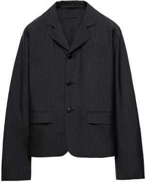 Prada シングルジャケット - ブラック