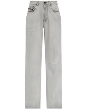 DIESEL 1971 D-Sent Distressed Jeans - Grey