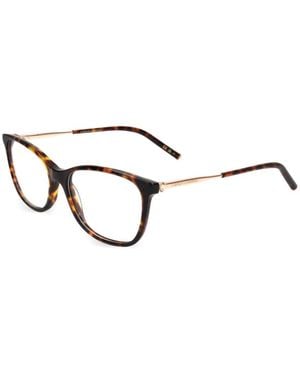 Carolina Herrera Tortoiseshell-Effect Cat-Eye Glasses - Brown