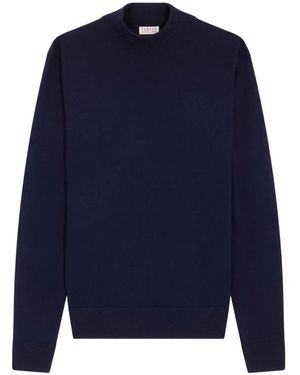 Fursac Pullover Mit Stehkragen - Blau
