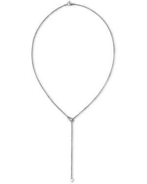John Hardy Sterling Surf Y Diamond And Pearl Necklace - White