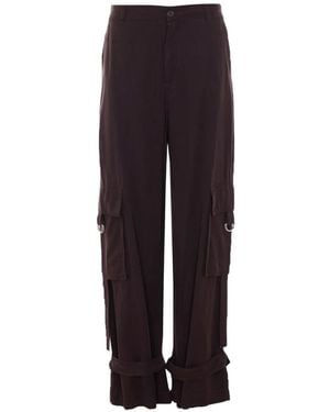 Liu Jo Lace Flared Pants - Blue