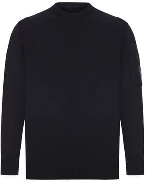 C.P. Company Sweater Met Ronde Hals - Blauw