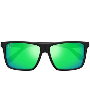 Maui Jim Mamalu Bay Square-Frame Sunglasses - Green