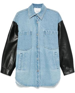 Nanushka Denim Shirt - Blue