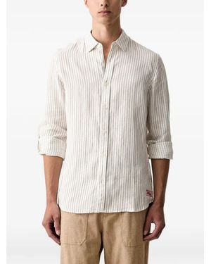 Scotch & Soda Vertical-Stripe Shirt - Grey