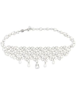 Swarovski Mesmera Teardrop Choker - White