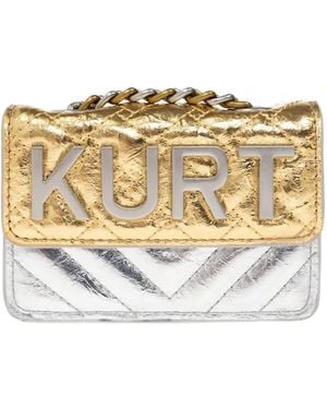 Kurt Geiger Micro Kensington Shoulder Bag - Metallic